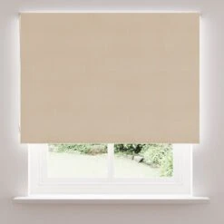 Marlie Natural Recycled Blackout Roller Blind -Home Furnishing Store 30754407 alt03