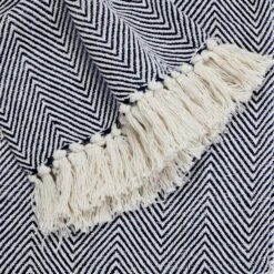 Jenson Herringbone Throw 200cm X 200cm -Home Furnishing Store 30754706 alt01