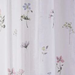 Pressed Floral Slot Top Voile Panel -Home Furnishing Store 30755387 alt02
