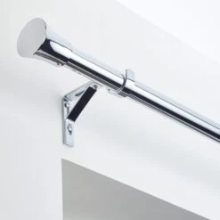 Trumpet Extendable Metal Eyelet Curtain Pole -Home Furnishing Store 30758702