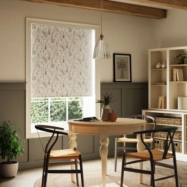 Hares Natural Blackout Roller Blind 3 Hares Natural Blackout Roller Blind