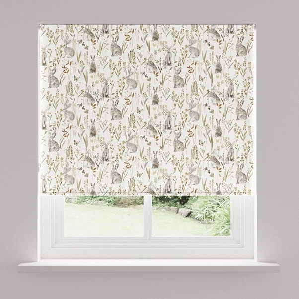 Hares Natural Blackout Roller Blind 5 Hares Natural Blackout Roller Blind - Image 3