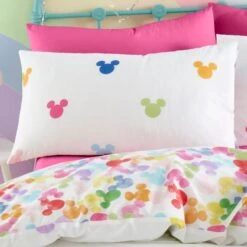 Disney Mickey Mouse Rainbow Duvet Cover & Pillowcase Set -Home Furnishing Store 30768149 alt01