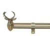 Mix And Match Pair Of Stag Finials Dia. 25/28mm -Home Furnishing Store 30768847