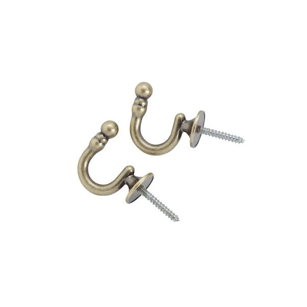 Ball Curtain Tieback Hooks 4 Ball Curtain Tieback Hooks - Image 2