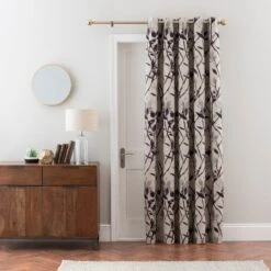 Zen Ultra Blackout Eyelet Door Curtain 32 Zen Ultra Blackout Eyelet Door Curtain -Home Furnishing Store 30780906