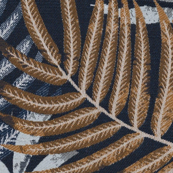 Leaf Jacquard Navy Roman Blind 8 Leaf Jacquard Navy Roman Blind - Image 6