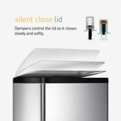 Simplehuman 50 Litre Rectangular Pedal Bin -Home Furnishing Store 30791907 alt05