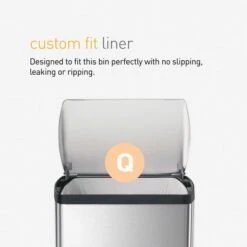 Simplehuman 50 Litre Rectangular Pedal Bin -Home Furnishing Store 30791907 alt06