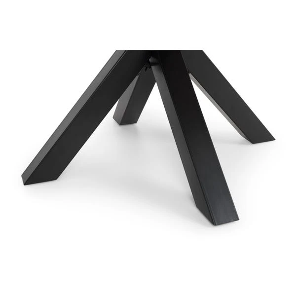 Berwick 4 Seater Round Dining Table, Black 7 Berwick 4 Seater Round Dining Table, Black - Image 5