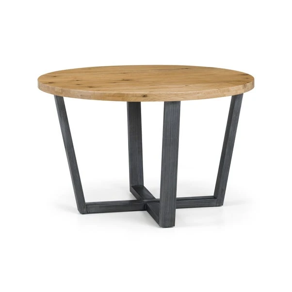 Brooklyn 4 Seater Round Dining Table, Oak 7 Brooklyn 4 Seater Round Dining Table, Oak - Image 5
