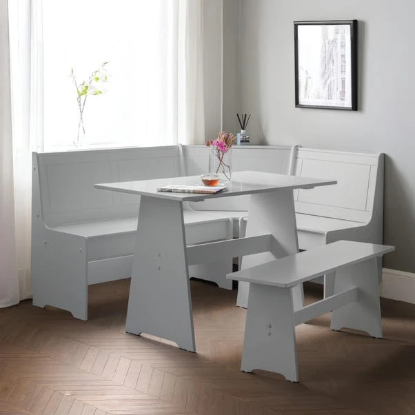 Newport 4 Seater Rectangular Corner Dining Table With 2 Benches 12 Newport 4 Seater Rectangular Corner Dining Table With 2 Benches - Image 10