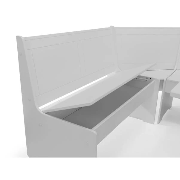 Newport 4 Seater Rectangular Corner Dining Table With 2 Benches 20 Newport 4 Seater Rectangular Corner Dining Table With 2 Benches - Image 18