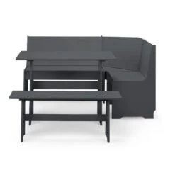 Newport 4 Seater Rectangular Corner Dining Table With 2 Benches 25 Newport 4 Seater Rectangular Corner Dining Table With 2 Benches -Home Furnishing Store 30794329 alt03