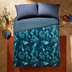Kingfisher Peacock Bedspread -Home Furnishing Store 30795098
