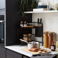 Black Smart Industrial Corner Storage Rack -Home Furnishing Store 30795881 alt07