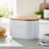 Ceramic Bread Bin White 2 Ceramic Bread Bin White -Home Furnishing Store 30796455