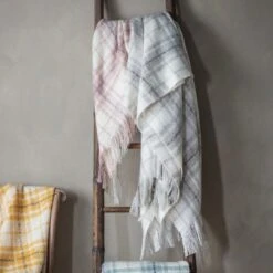 Checked Faux Mohair Throw 6 Checked Faux Mohair Throw -Home Furnishing Store 30796581 alt01