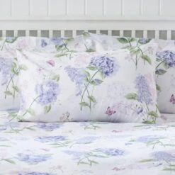 Wild Hydrangea Lilac Duvet Cover And Pillowcase Set -Home Furnishing Store 30798235 alt01