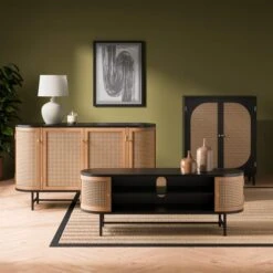 Franco Small Cabinet, Black -Home Furnishing Store 30801911 alt07