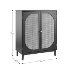 Franco Small Cabinet, Black -Home Furnishing Store 30801911 alt09