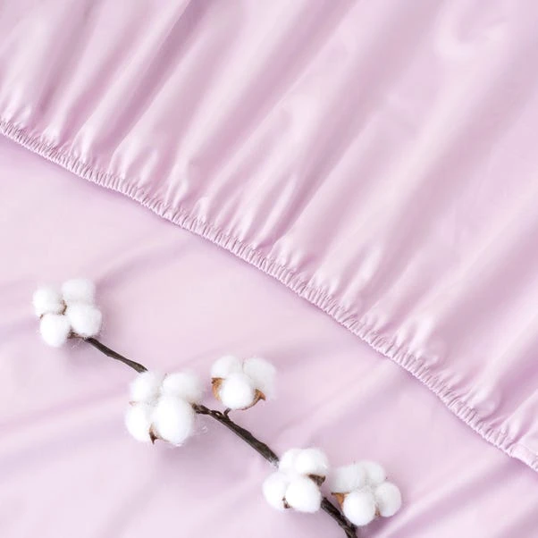 Dorma Smooth & Soft 300 Thread Count Cotton Sateen Fitted Sheet 14 Dorma Smooth & Soft 300 Thread Count Cotton Sateen Fitted Sheet - Image 12