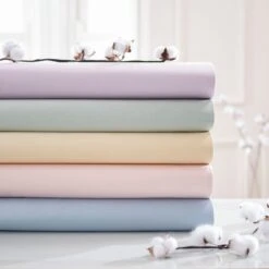 Dorma Smooth & Soft 300 Thread Count Cotton Sateen Flat Sheet 26 Dorma Smooth & Soft 300 Thread Count Cotton Sateen Flat Sheet -Home Furnishing Store 30802345 alt07