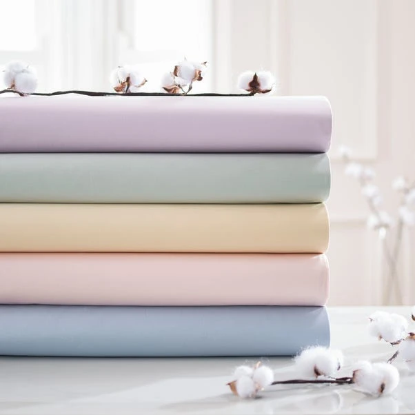 Dorma Smooth & Soft 300 Thread Count Cotton Sateen Flat Sheet 7 Dorma Smooth & Soft 300 Thread Count Cotton Sateen Flat Sheet - Image 5