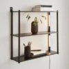 Cole Wall Unit With LED Lights Black 2 Cole Wall Unit With LED Lights Black -Home Furnishing Store 30802417