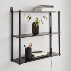 Cole Wall Unit With LED Lights Black 9 Cole Wall Unit With LED Lights Black -Home Furnishing Store 30802417 alt01