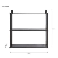 Cole Wall Unit With LED Lights Black 13 Cole Wall Unit With LED Lights Black -Home Furnishing Store 30802417 alt05
