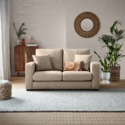 Carson Deep Sit Chunky Multi Weave 2 Seater Sofa -Home Furnishing Store 30803520
