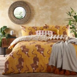 Furn. Tibetan Tiger Duvet Cover And Pillowcase Set -Home Furnishing Store 30803630 alt06
