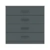 Harmony Norland 4 Drawer Chest, Graphite Grey -Home Furnishing Store 30804287