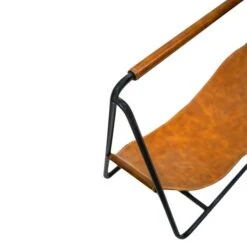 Contemporary Hanging Leather Log Holder -Home Furnishing Store 30804382 alt02