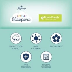 Fogarty Little Sleepers Forever Fresh Antibacterial 4 Tog All Seasons Cot Bed Duvet & Pillow Set -Home Furnishing Store 30808793 alt02