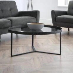 Loft Coffee Table, Smoked Glass