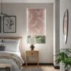 Japandi Cranes Blackout Blush Roller Blind 1 Japandi Cranes Blackout Blush Roller Blind -Home Furnishing Store 30810281