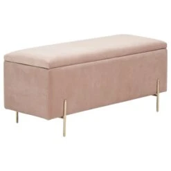 Mystica Velour Ottoman Storage Bench -Home Furnishing Store 30811451 alt04
