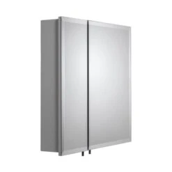 Wellington White Double Door Bi-View Steel Cabinet -Home Furnishing Store 30814881 alt03