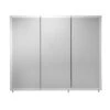 Westbourne White Triple Door Tri-View Steel Cabinet
