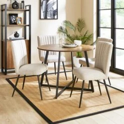 Brayden 4 Seater Round Dining Table