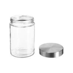 Set Of 3 Screw Top Lid Glass Storage Jars -Home Furnishing Store 30816127 alt02