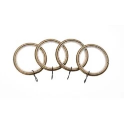 Universal Pack Of 4 19mm Curtain Rings -Home Furnishing Store 30817652
