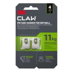 3M CLAW™ Plasterboard Picture And Mirror Hooks, 11 Kg