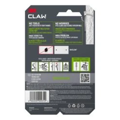 3M CLAW™ Plasterboard Picture And Mirror Hooks, 11 Kg -Home Furnishing Store 30818801 alt04