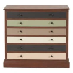 Pacific Loft 6 Drawer Chest, Pine 15 Pacific Loft 6 Drawer Chest, Pine -Home Furnishing Store 30821666 alt01