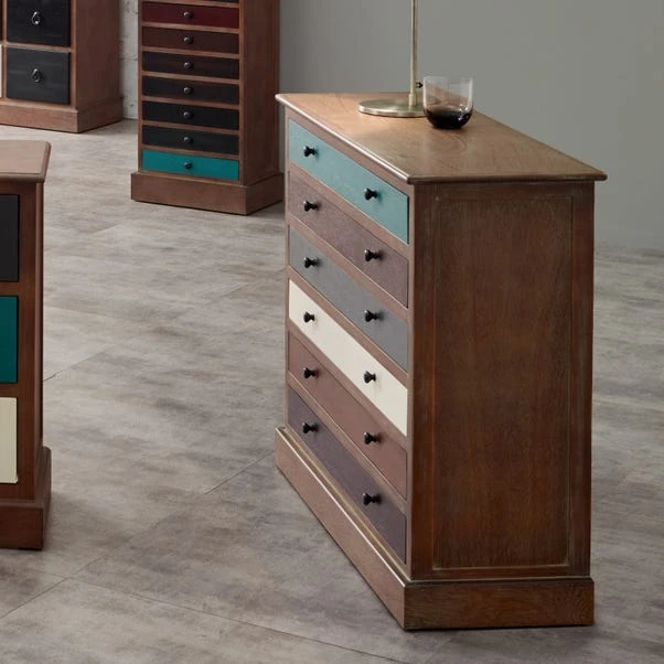 Pacific Loft 6 Drawer Chest, Pine 3 Pacific Loft 6 Drawer Chest, Pine