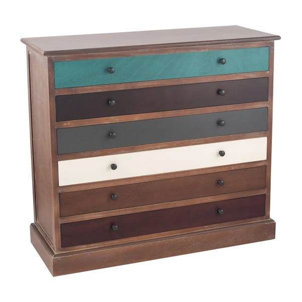 Pacific Loft 6 Drawer Chest, Pine 4 Pacific Loft 6 Drawer Chest, Pine - Image 2