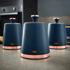 Set Of 3 Tower Cavaletto Kitchen Canisters 38 Set Of 3 Tower Cavaletto Kitchen Canisters -Home Furnishing Store 30822138